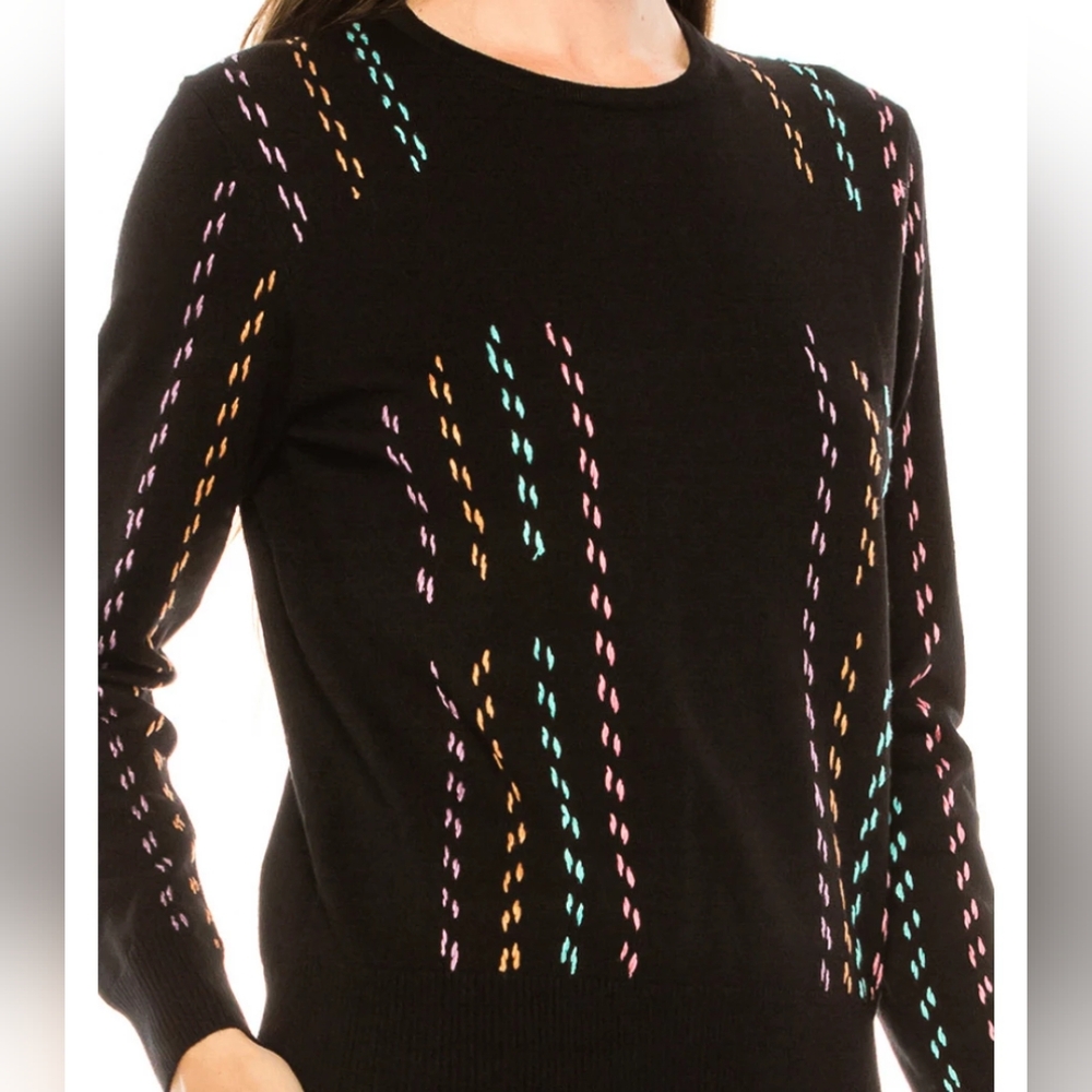 YAL New York Sweater F2250 Black Size S